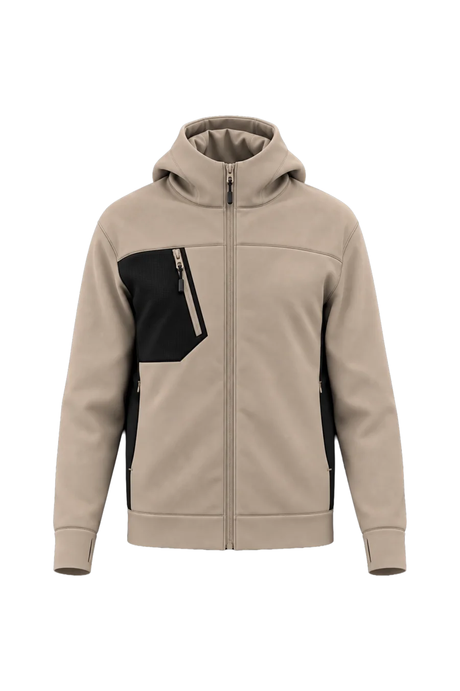 Veste outdoor zippée unisexe