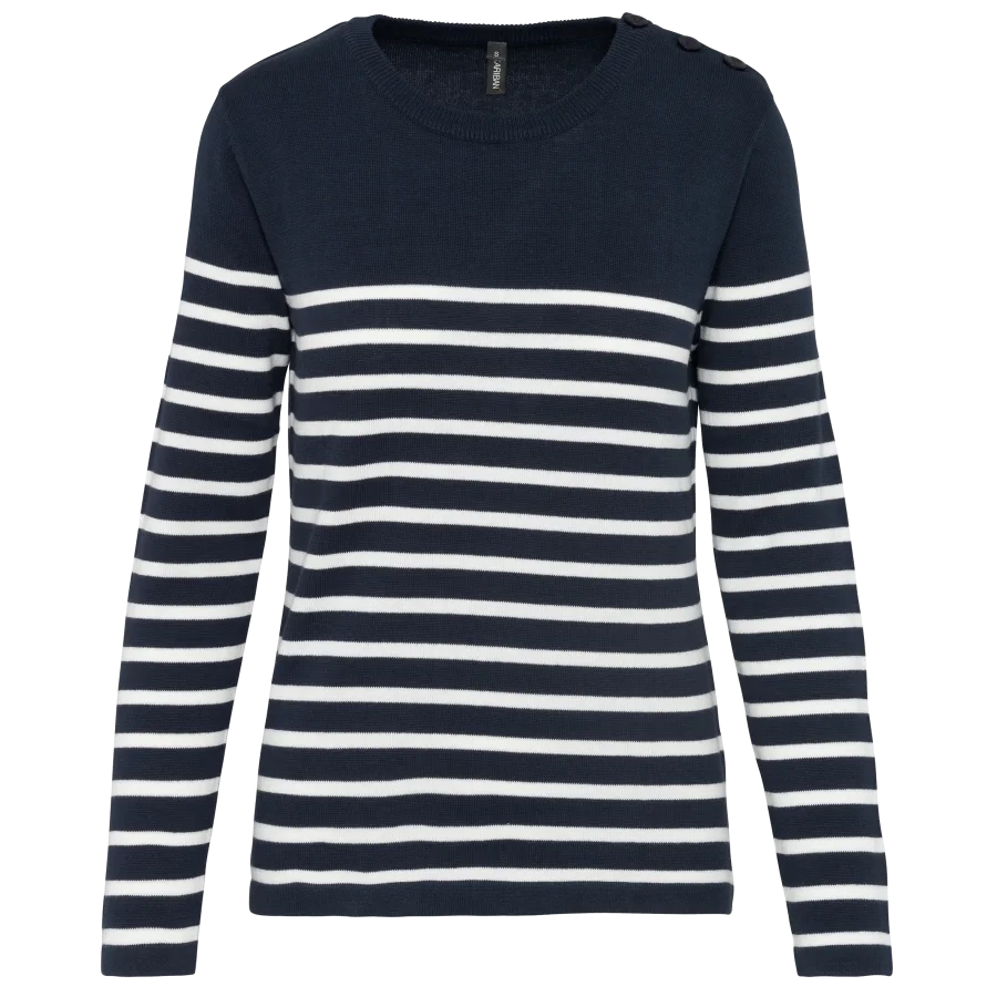 Pull marin femme