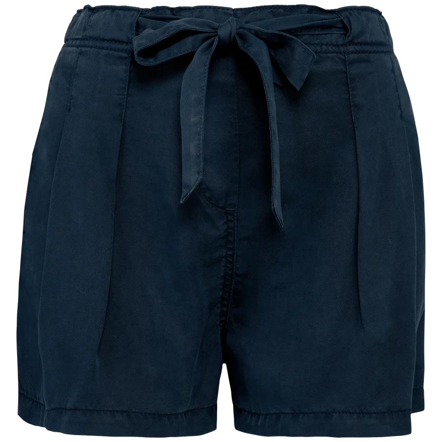 Short écoresponsable délavé en lyocell femme