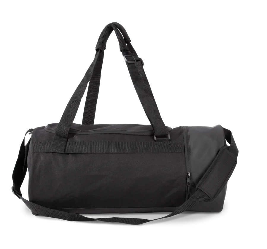 Sac de sport forme tube avec compartiment chaussures séparé