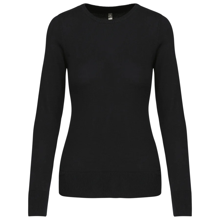 Pull col rond femme