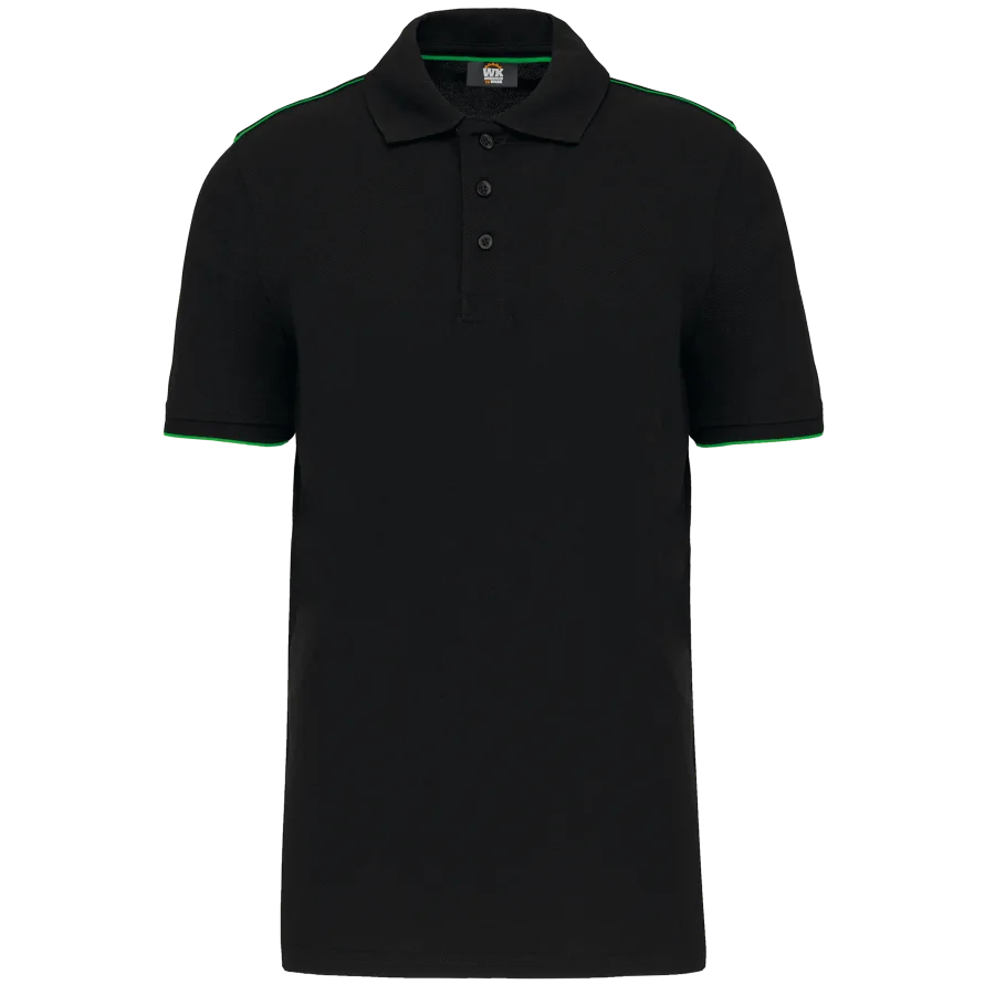 Polo Day To Day contrasté manches courtes homme