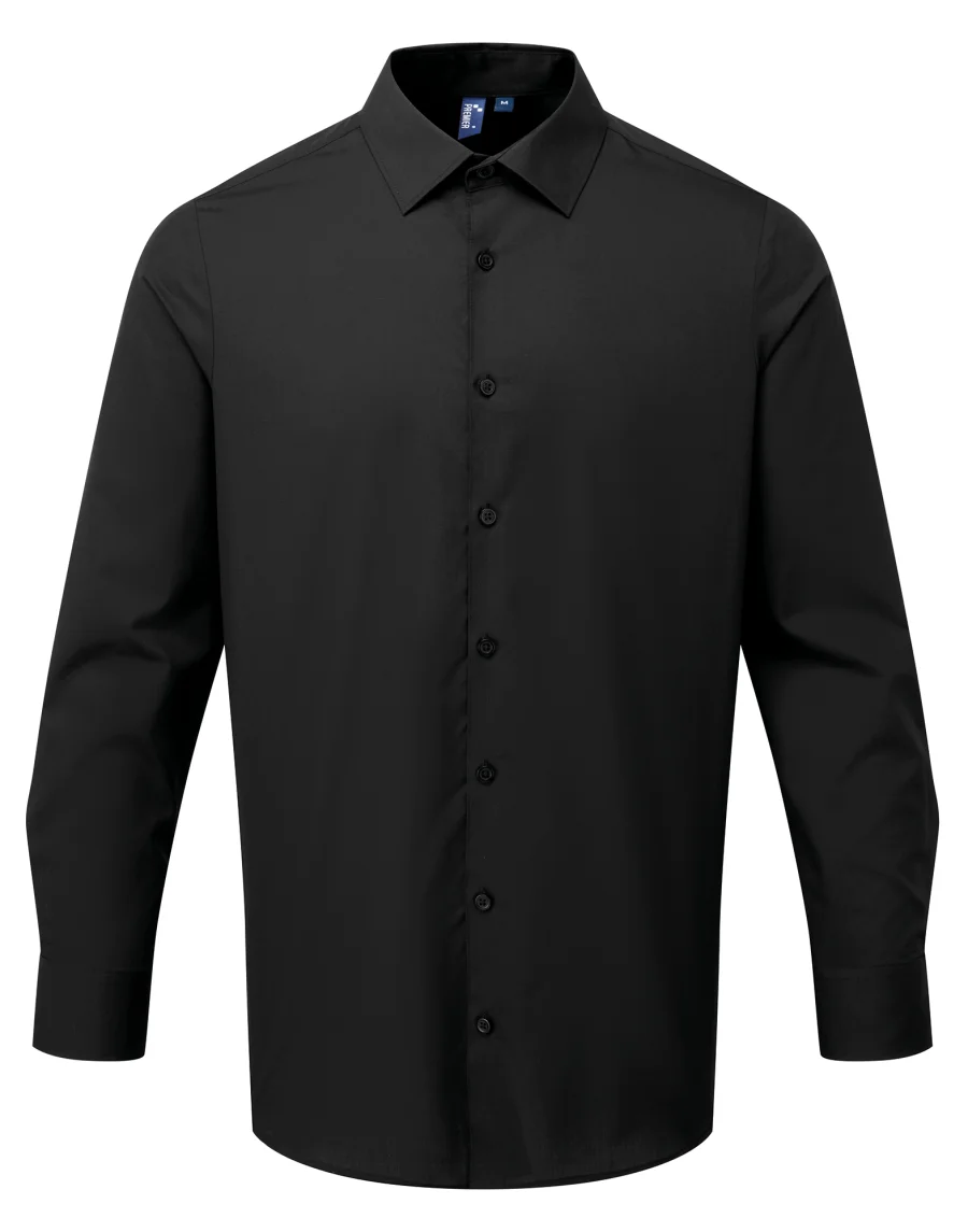 Chemise popeline RECYCLIGHT à manches longues pour homme