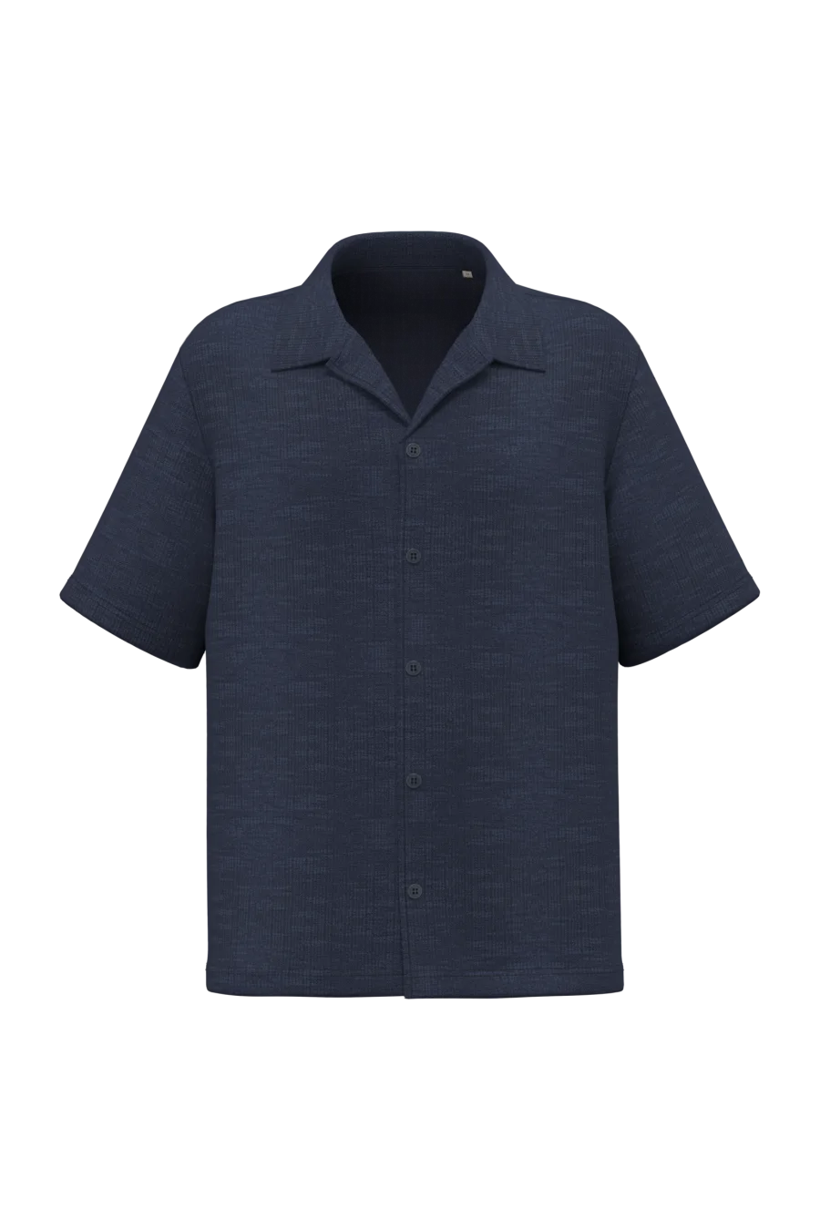 Chemise à manches courtes texturée homme