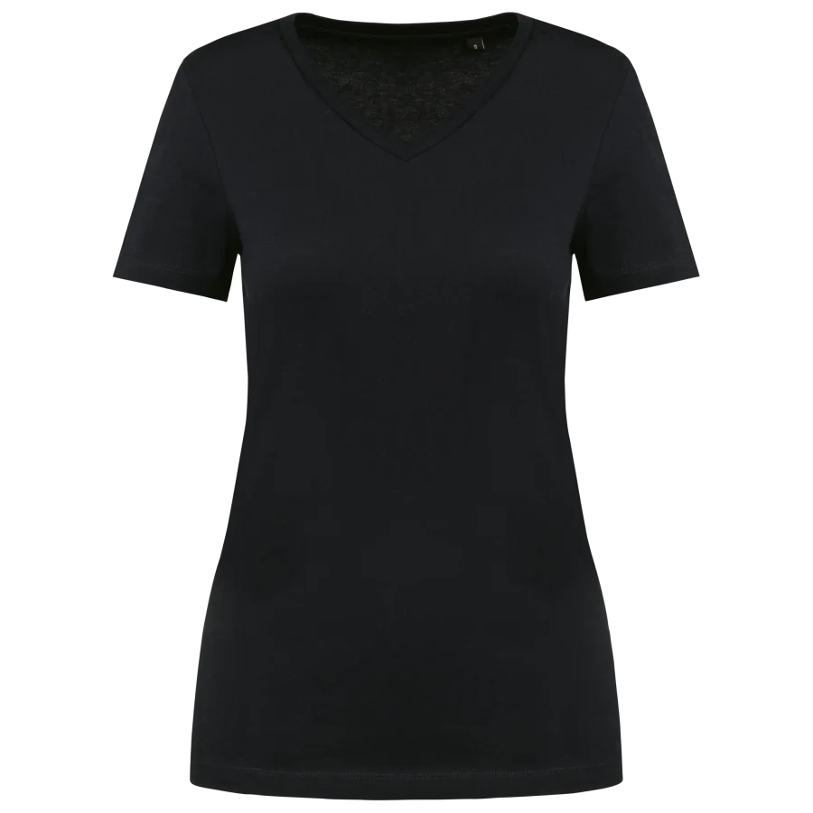 T-shirt Supima® col V manches courtes femme