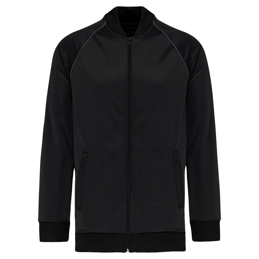 Veste de survêtement zippée avec liseré unisexe