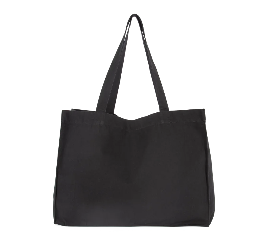 Grand sac shopping en coton recyclé