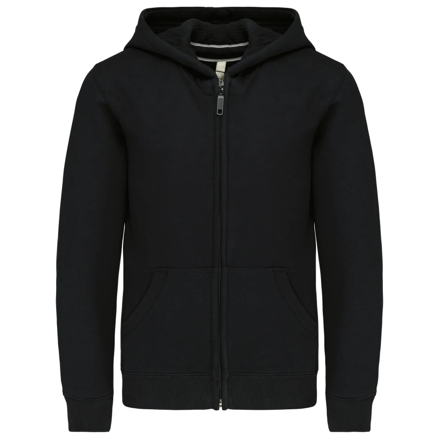 Sweat-shirt capuche zippé enfant
