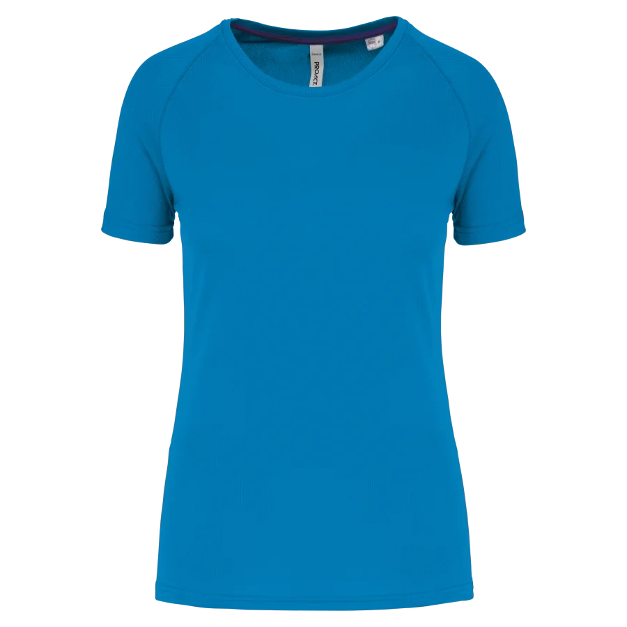T-shirt de sport à col rond recyclé femme