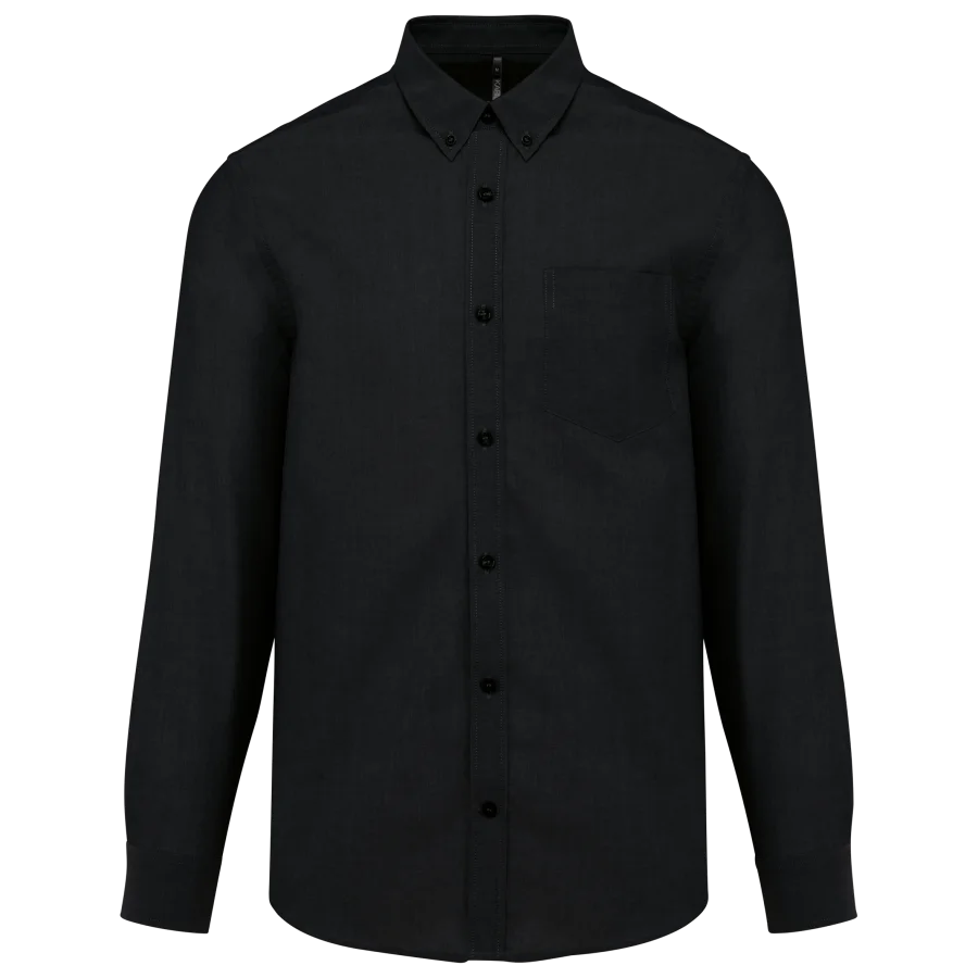Chemise Oxford manches longues