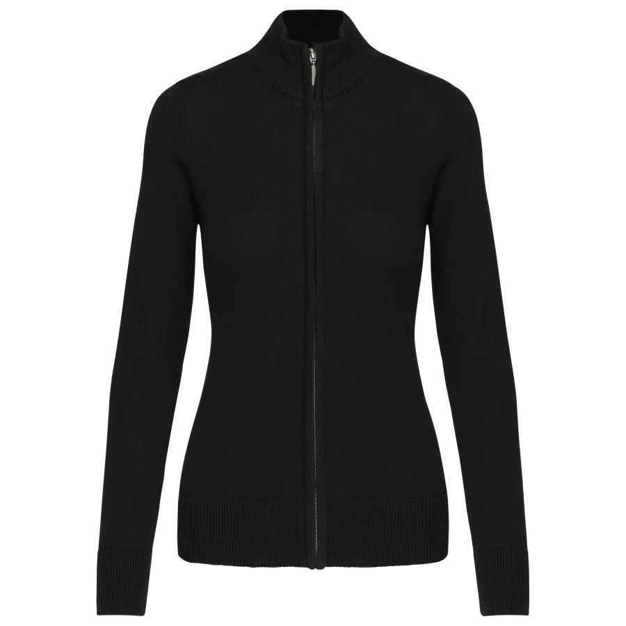 Cardigan zippé femme