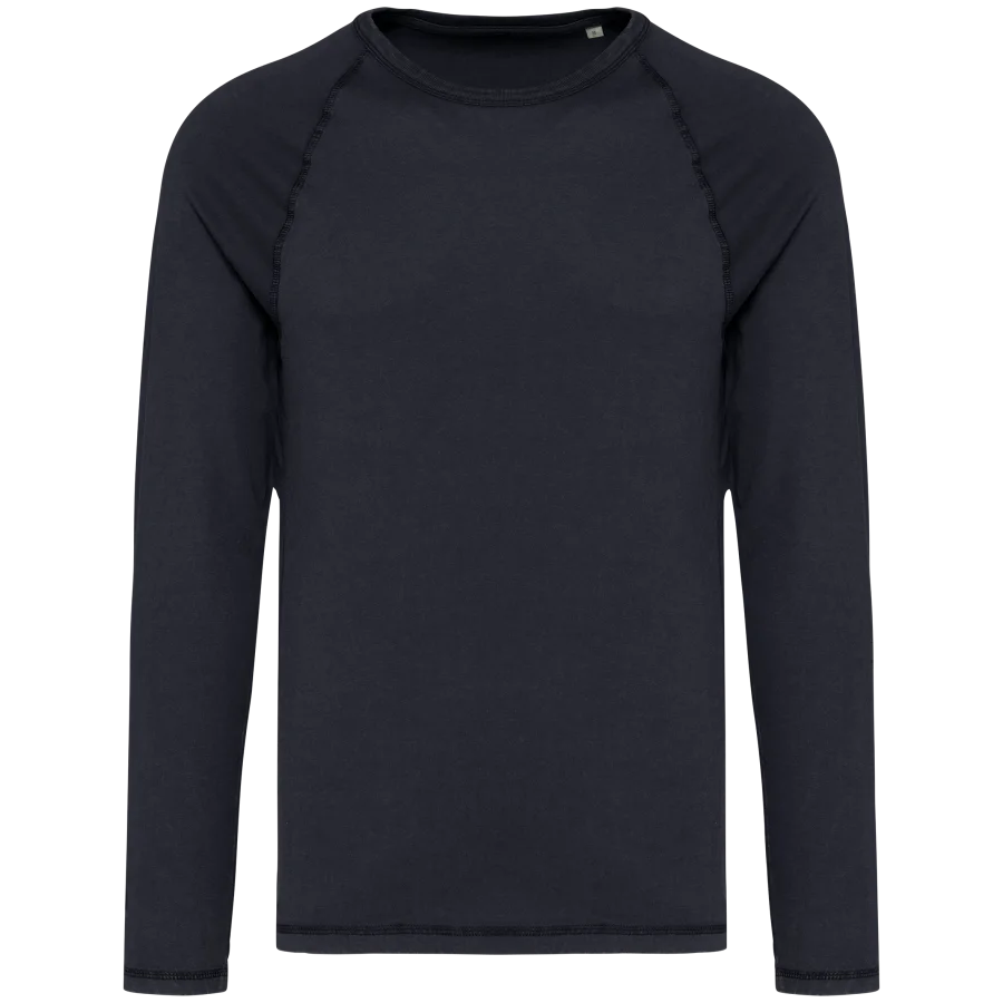T-shirt écoresponsable raglan manches longues homme