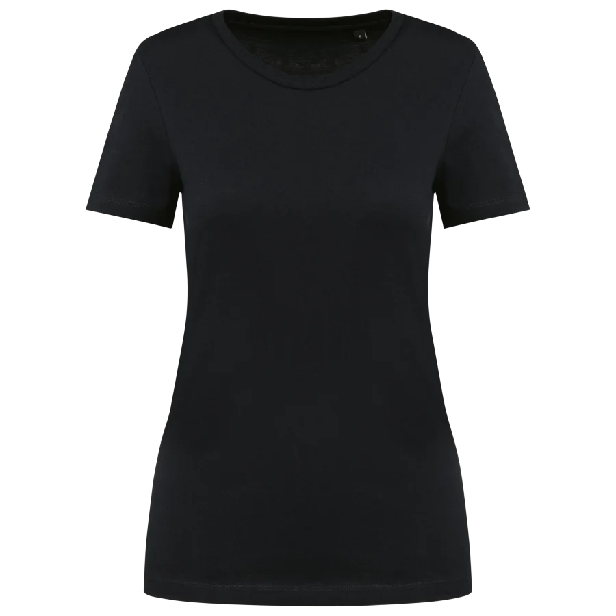 T-shirt Supima® col rond manches courtes femme