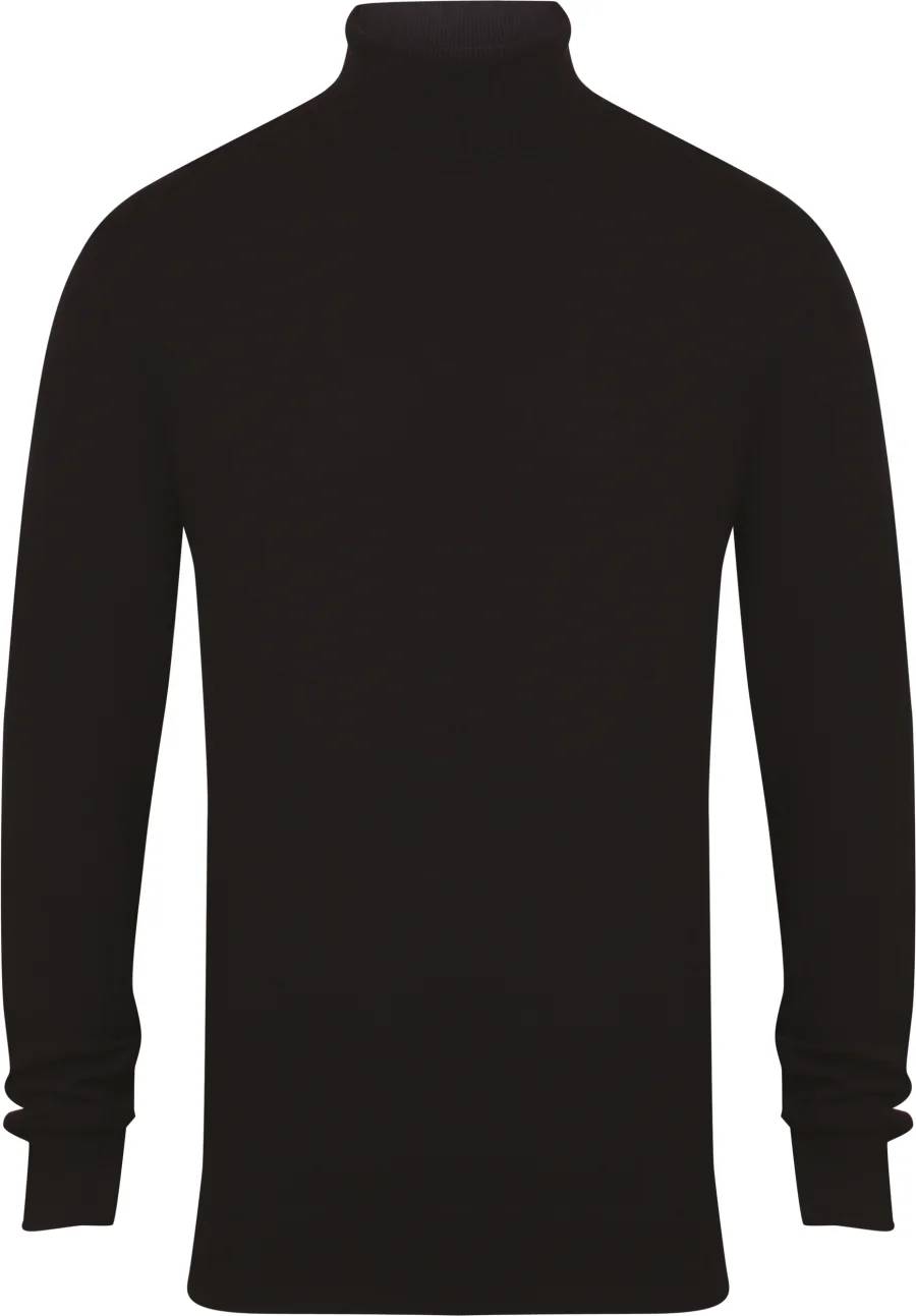 Pull col roulé