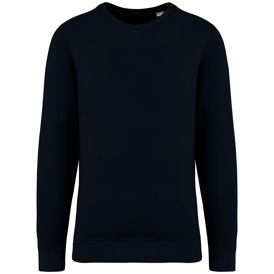 Sweat-shirt écoresponsable à col rond French Terry unisexe