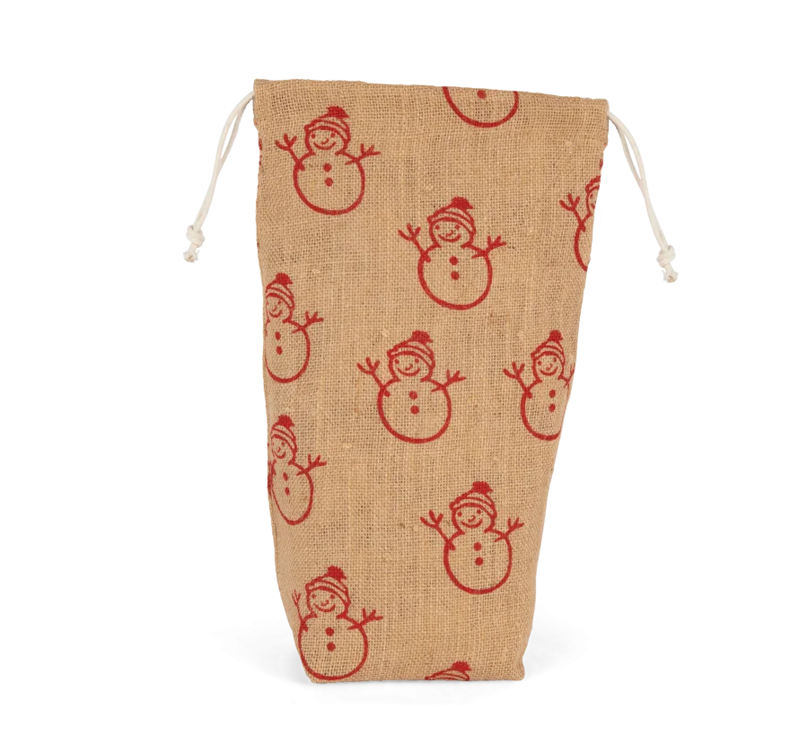 Porte-bouteille avec motifs de Noël