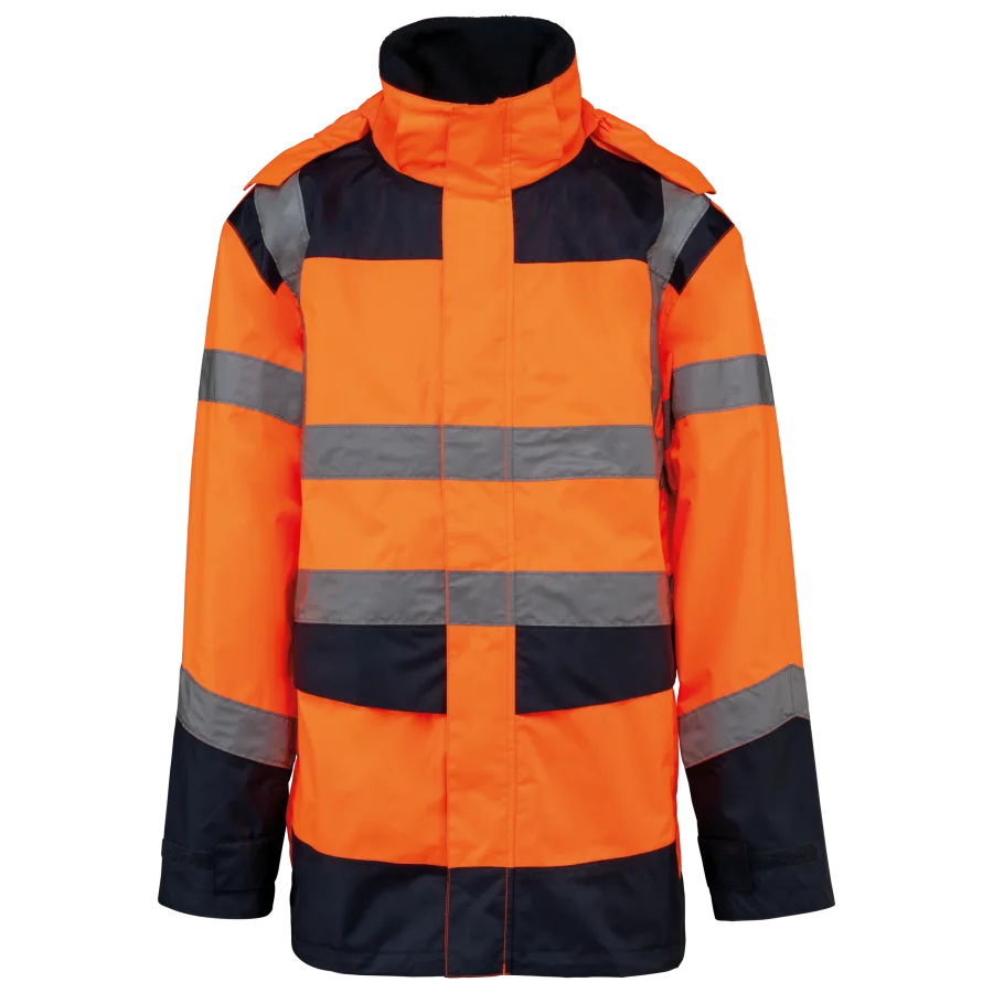 Parka de sécurité recyclée 4 en 1 unisexe
