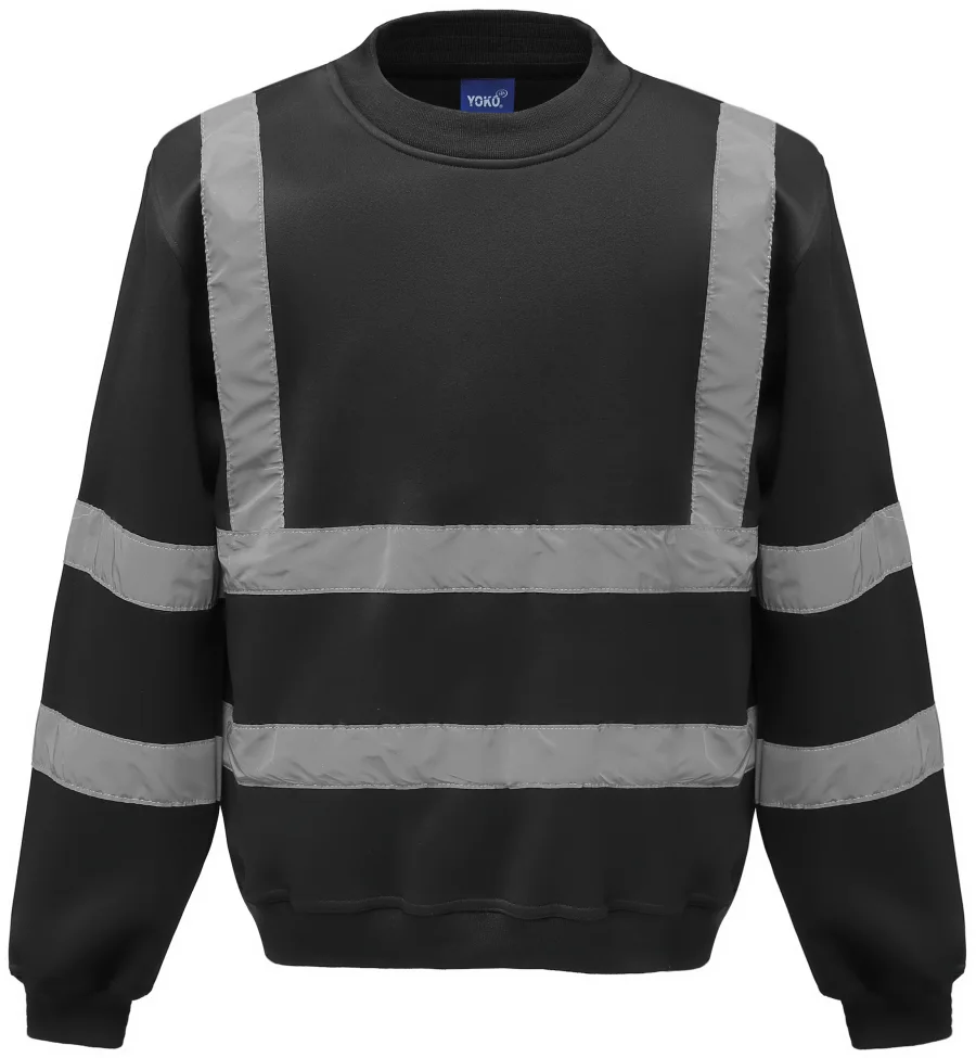Sweat-shirt haute visibilité col rond