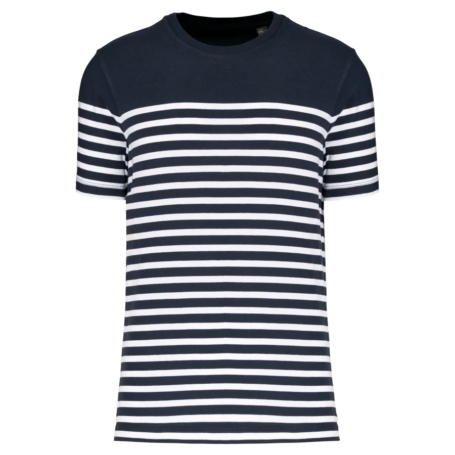 T-shirt marin col rond Bio homme