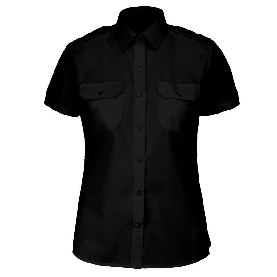 Chemise pilote manches courtes femme