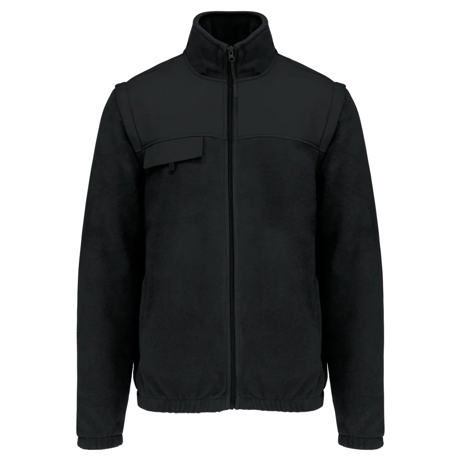 Veste polaire manches amovibles homme