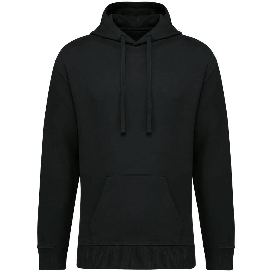 Sweat-shirt écoresponsable à capuche à épaules tombantes French Terry unisexe