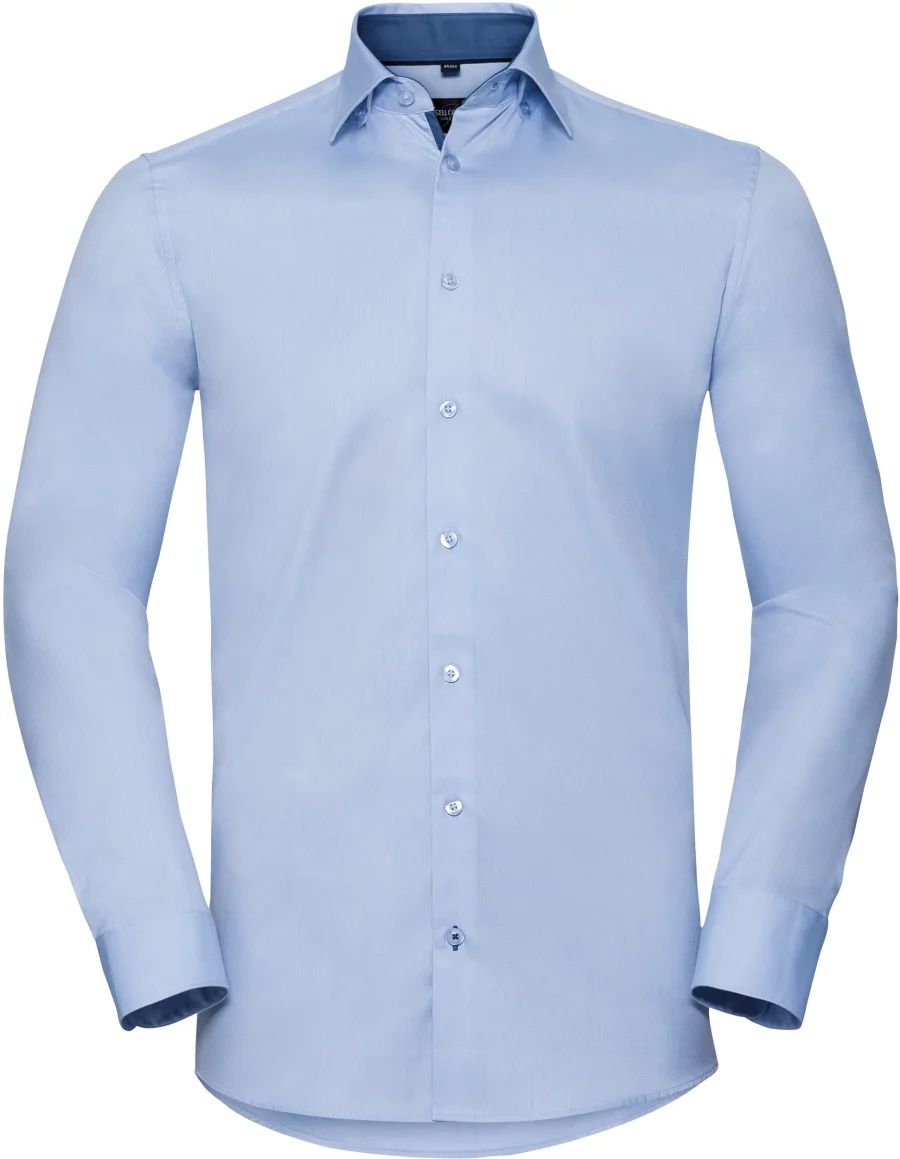 Chemise à motifs chevrons manches longues