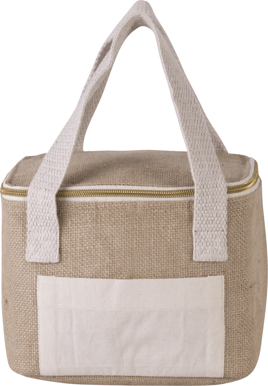 Sac isotherme en jute - petit modèle