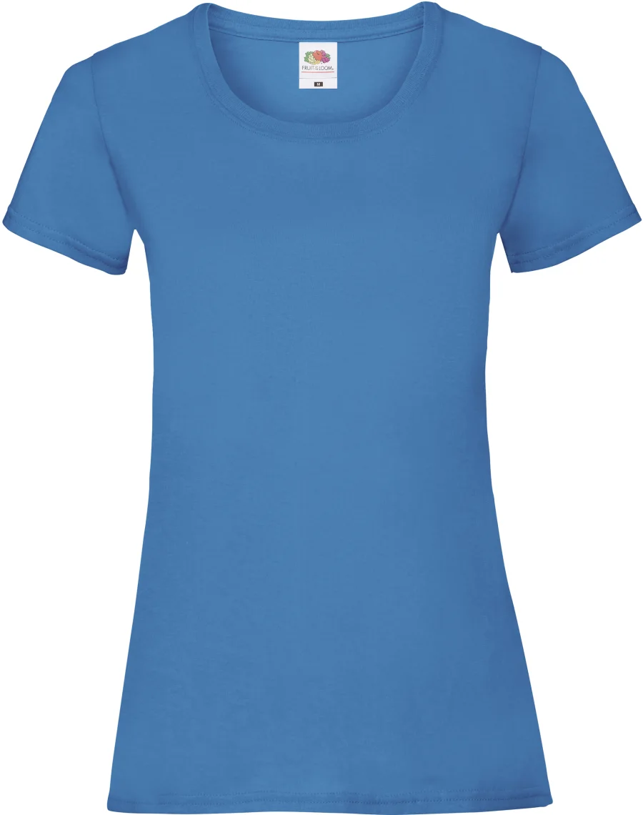 T-shirt femme Valueweight (61-372-0) coloris Azur Blue