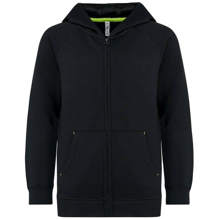 Veste zippée à capuche enfant