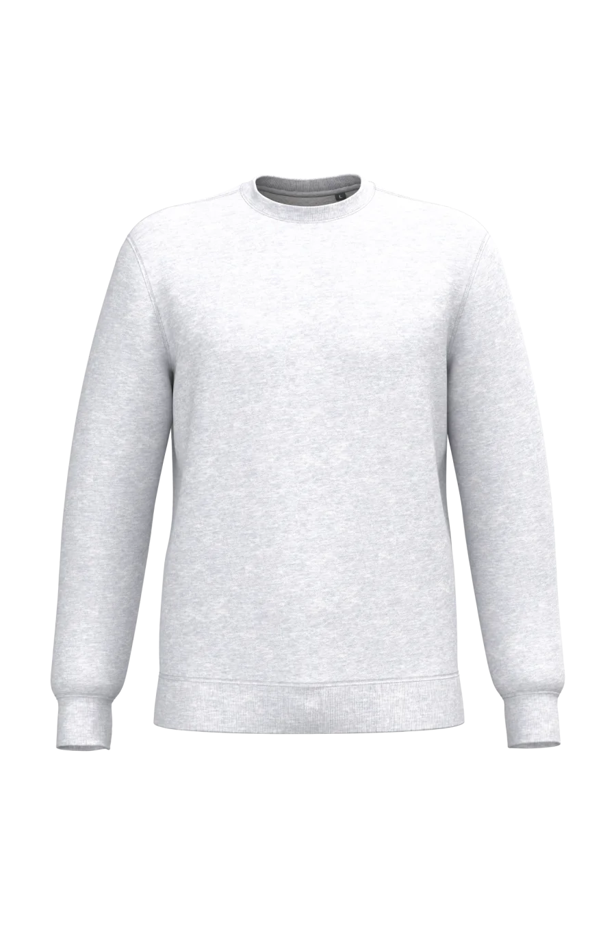 Sweat-shirt recyclé col rond unisexe
