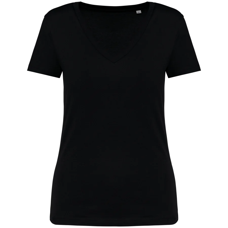 T-shirt écoresponsable col V femme