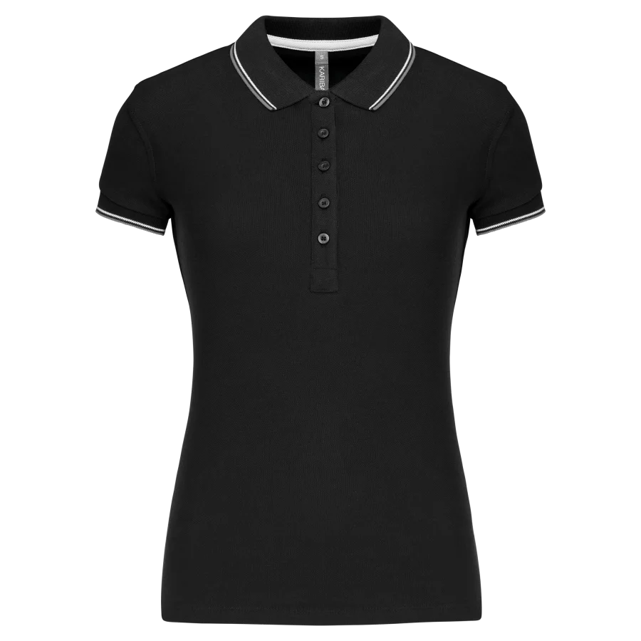 Polo manches courtes femme