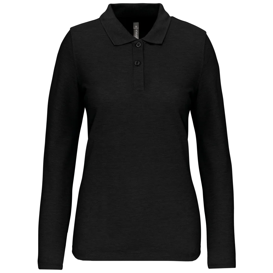 Polo manches longues femme