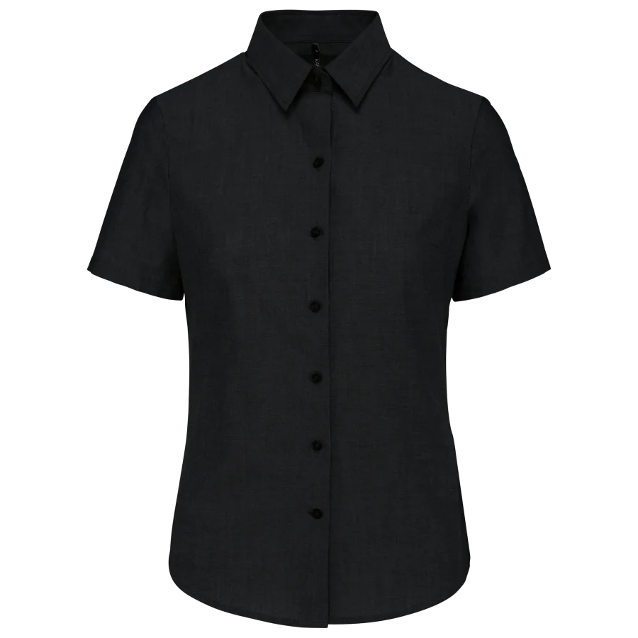Chemise Oxford manches courtes femme