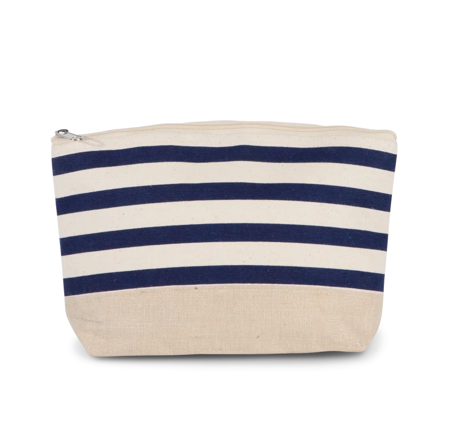 Pochette accessoires imprimé marin