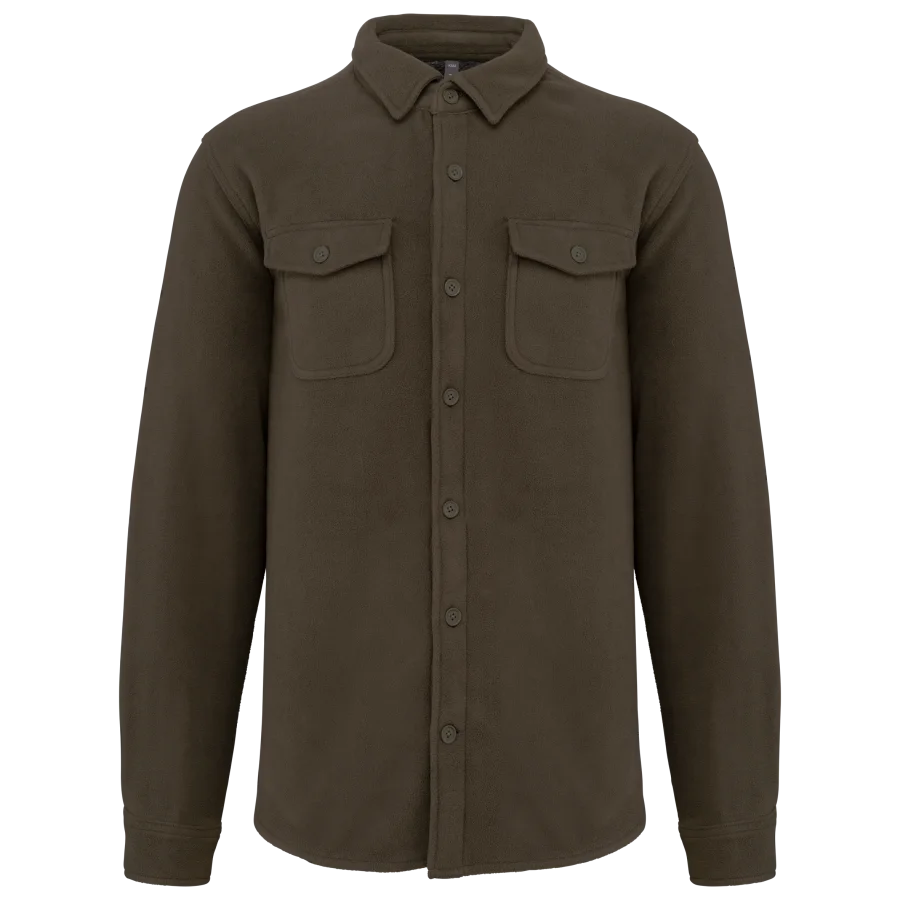 Surchemise polaire doublée sherpa polaire homme
