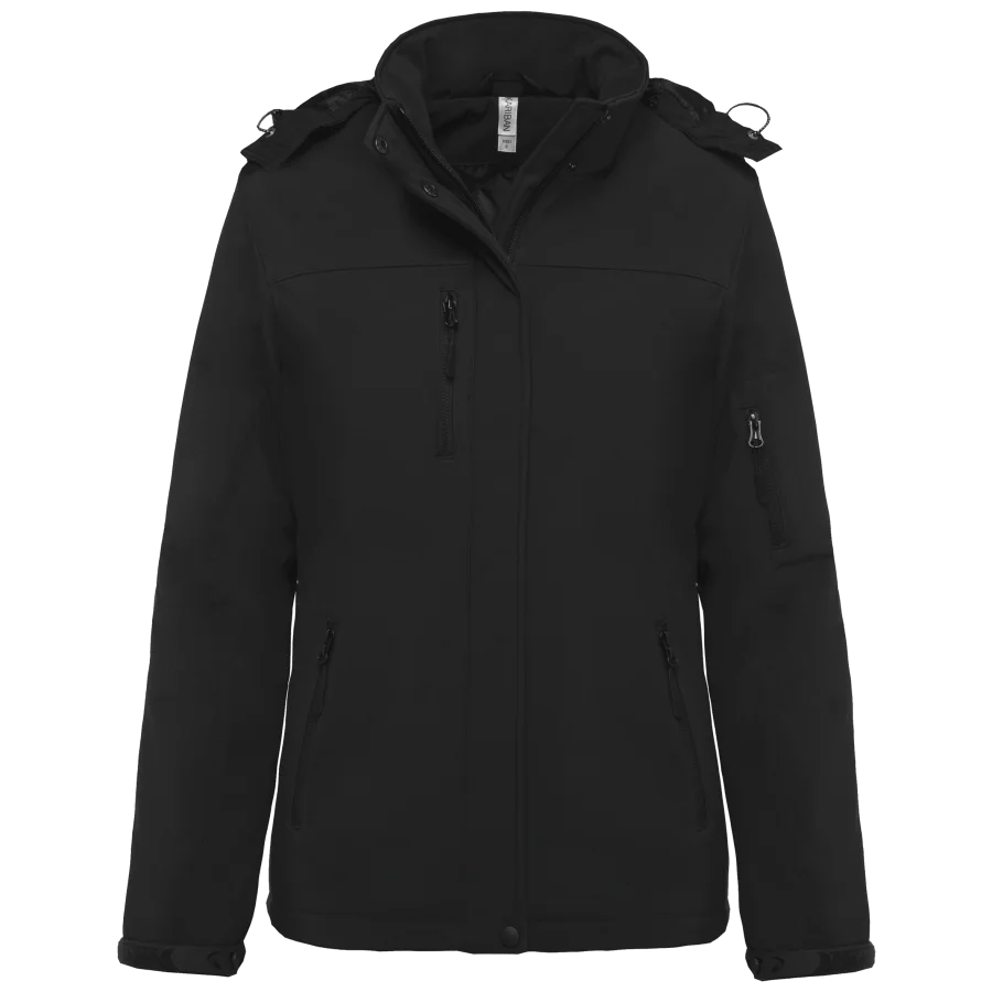 Parka softshell doublée capuche femme