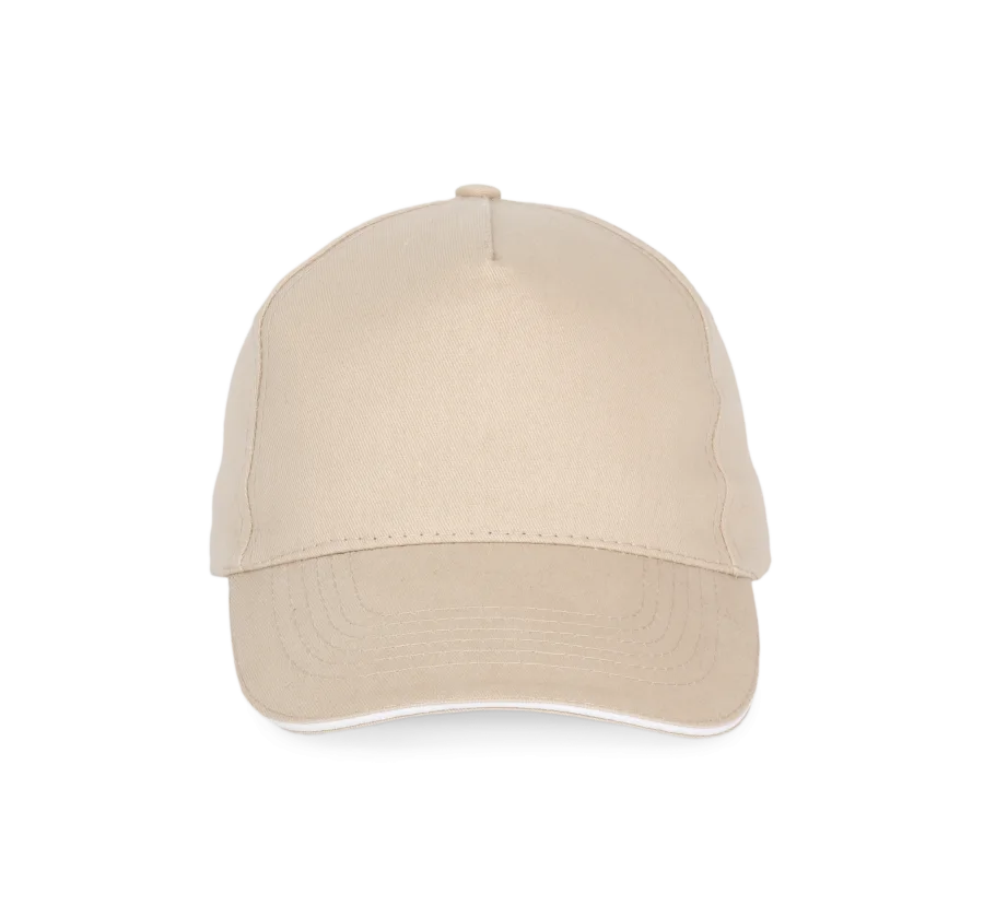 Casquette avec sandwich contrasté - 5 panneaux