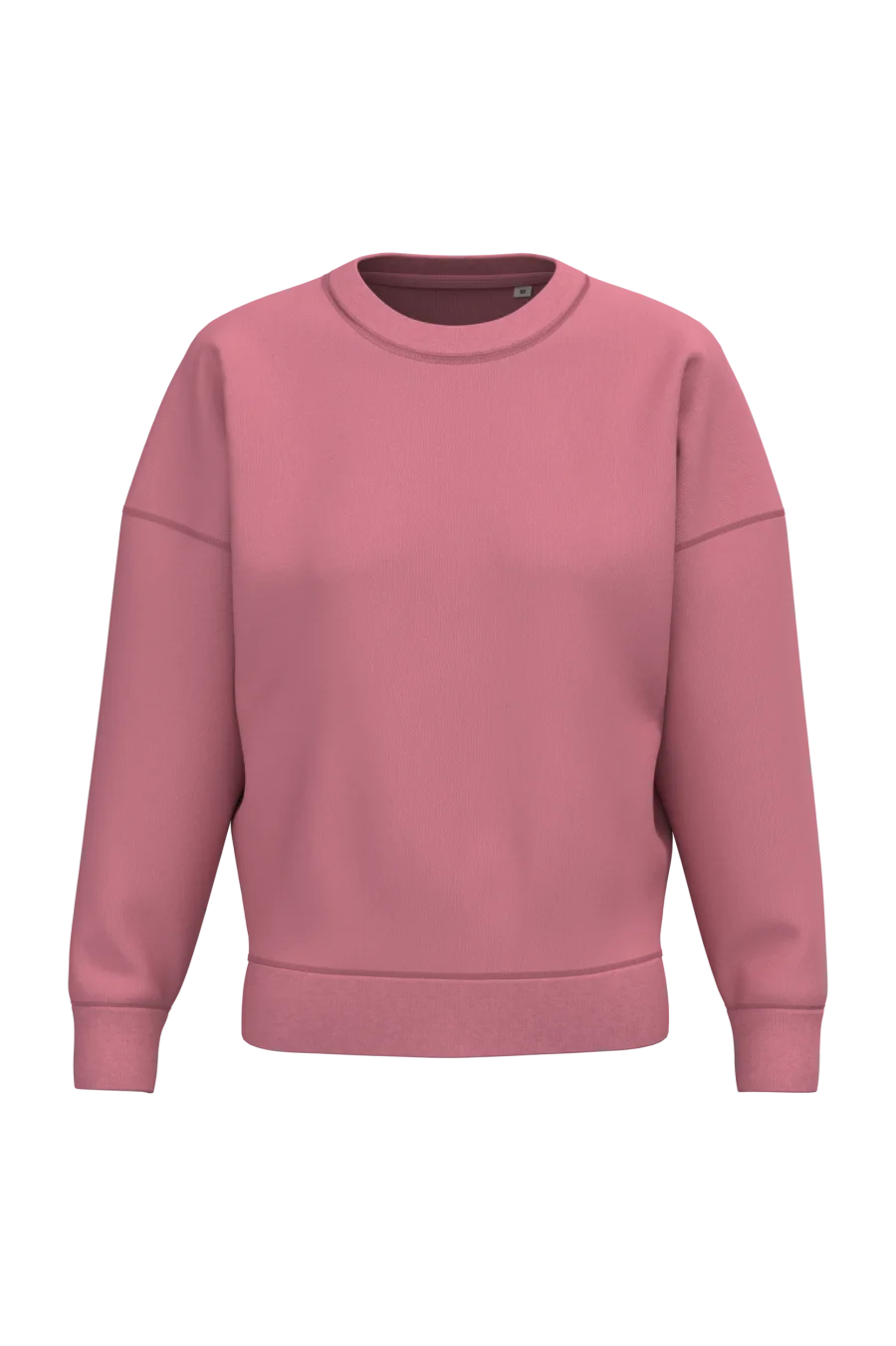 Sweat-shirt écoresponsable à col rond à épaules tombantes femme