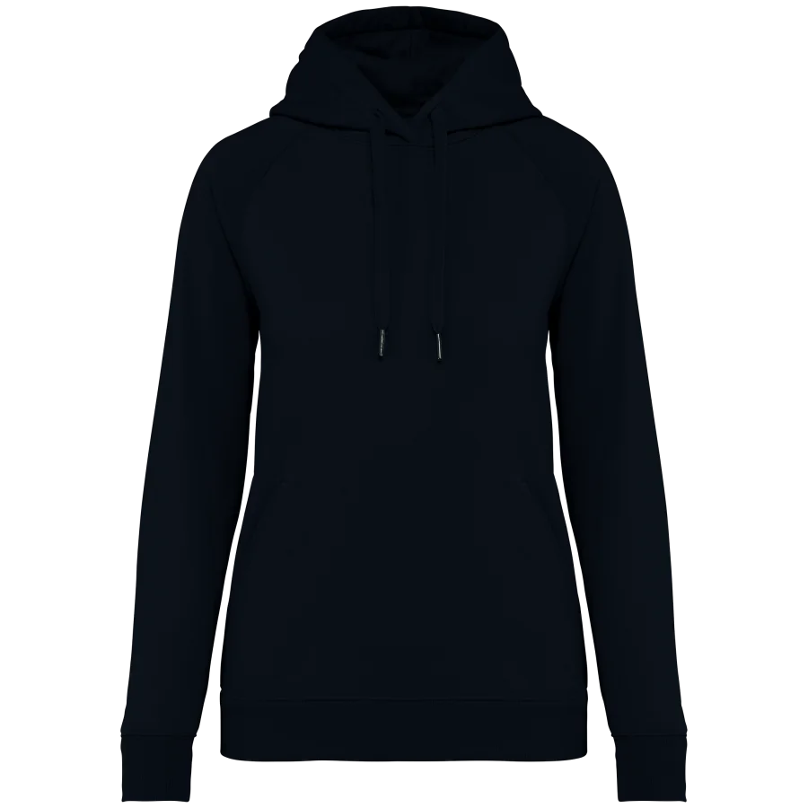 Sweat-shirt écoresponsable à capuche raglan femme
