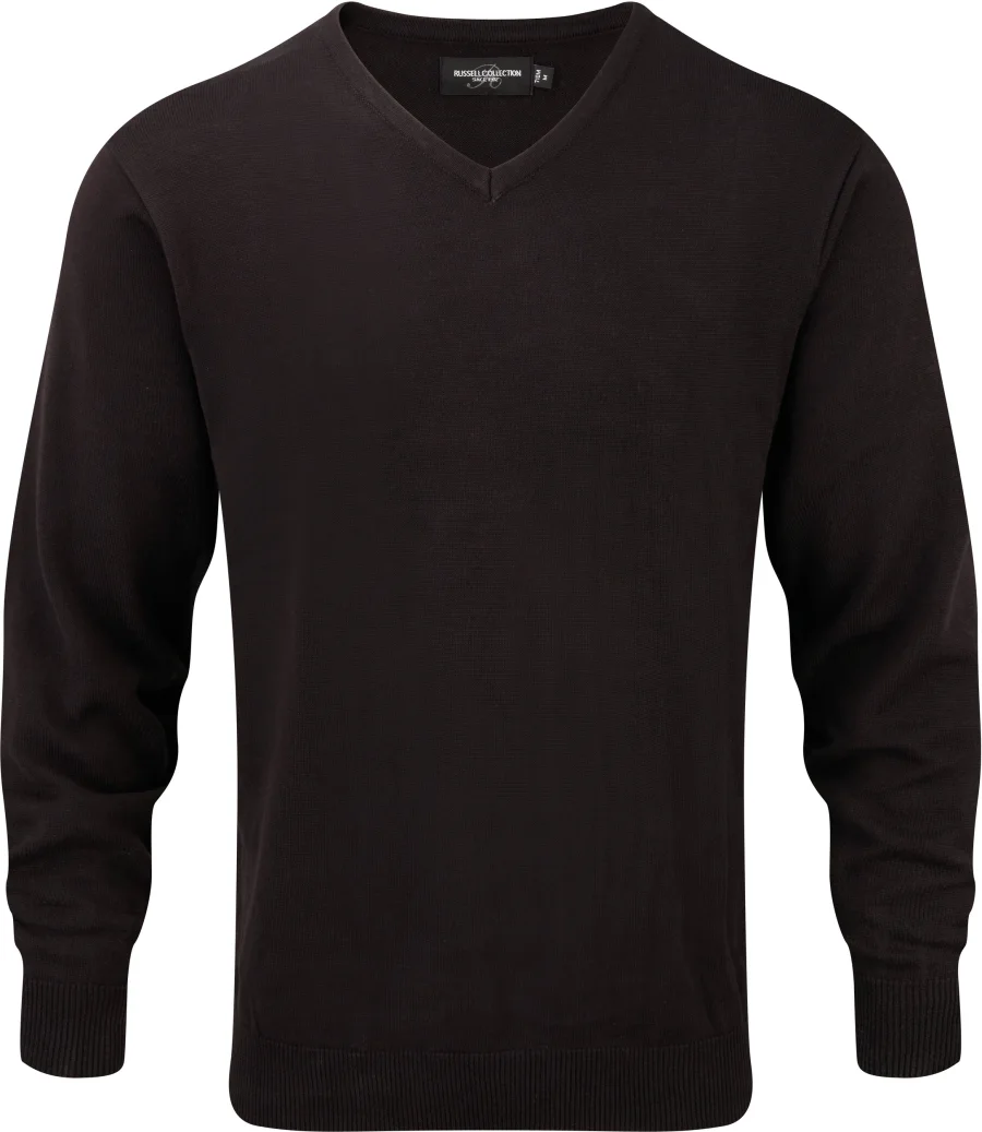 Pullover homme col v