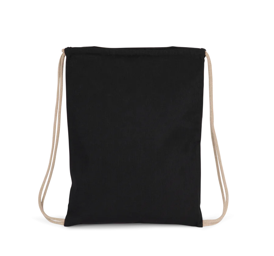 Sac à dos recyclé à cordon coulissant