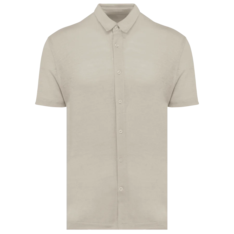 Chemise à manches courtes en lin homme