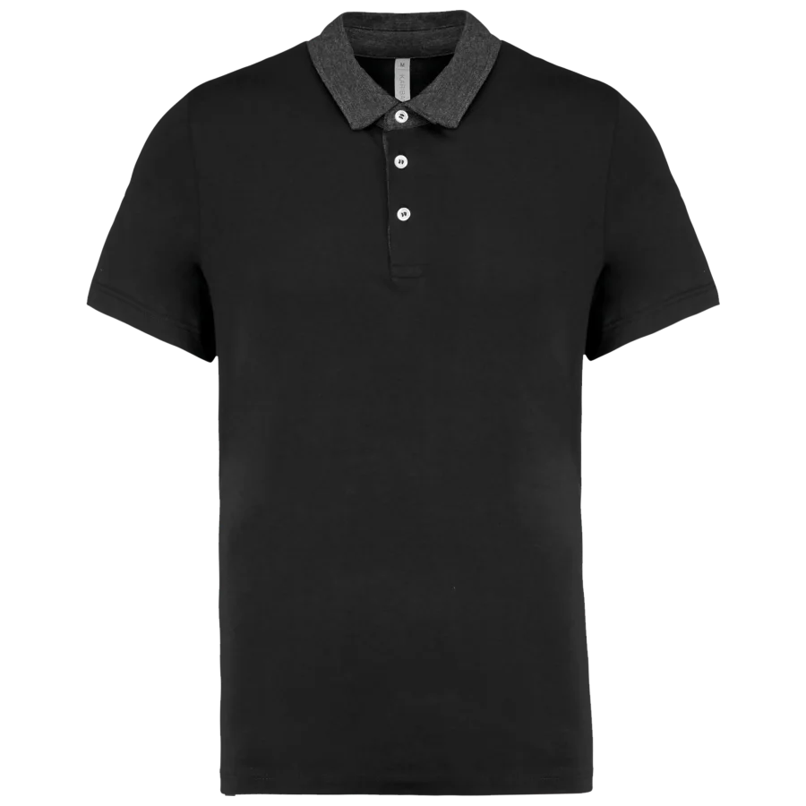 Polo jersey bicolore homme