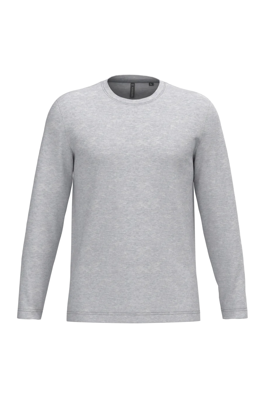 T-shirt col rond manches longues homme
