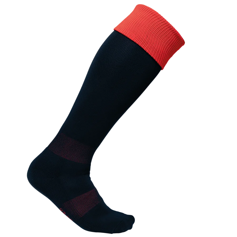 Chaussettes de sport bicolores unisexe