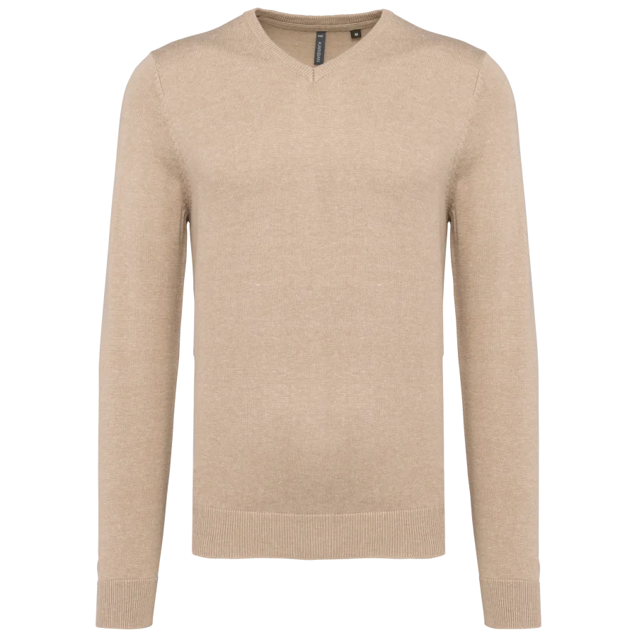Pull col V homme