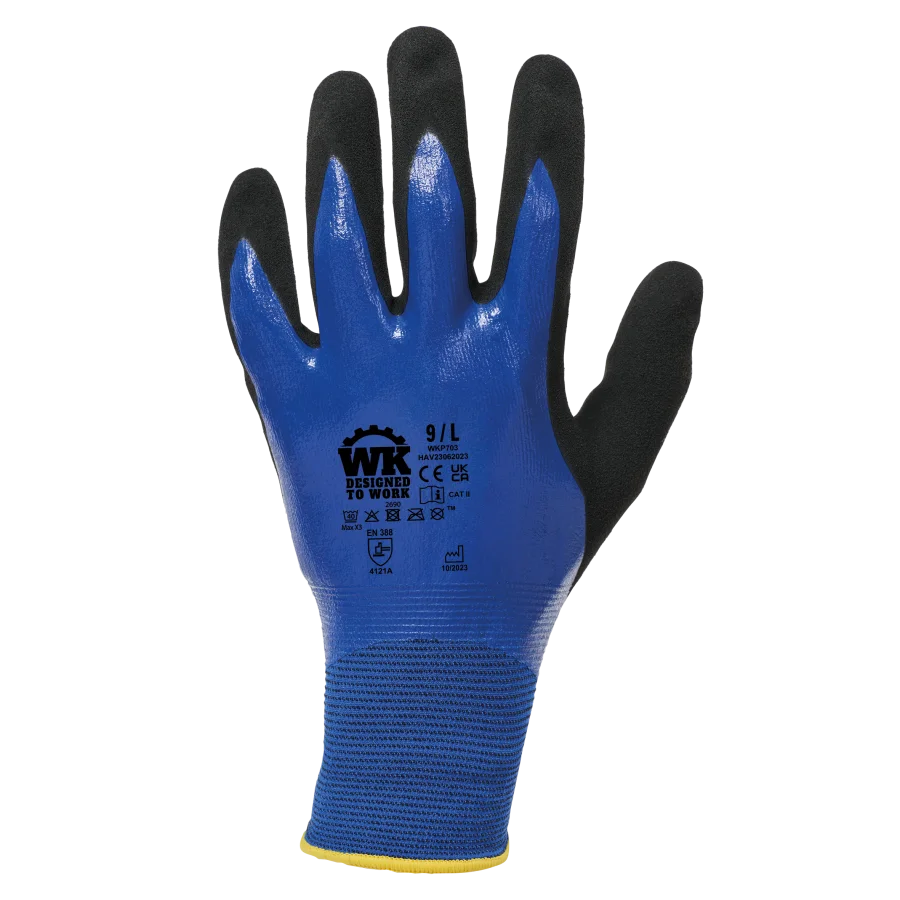 Gants de manutention en environnements humides