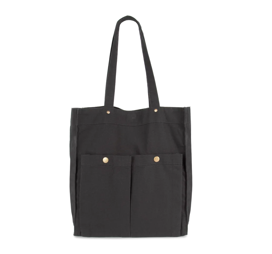 Sac à main à double poche frontale